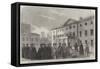 Inauguration of the Duke of Devonshire as Chancellor of Cambridge University-null-Framed Stretched Canvas