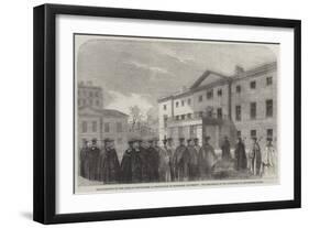 Inauguration of the Duke of Devonshire as Chancellor of Cambridge University-null-Framed Giclee Print