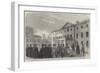 Inauguration of the Duke of Devonshire as Chancellor of Cambridge University-null-Framed Giclee Print