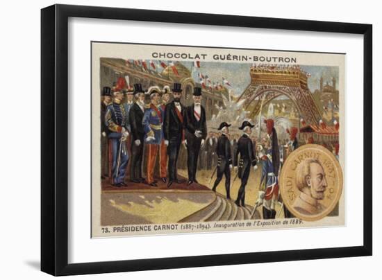 Inauguration of the Exposition Universelle, Paris, 1889-null-Framed Giclee Print