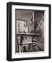 Inauguration of the Funicular Railway at Vesuvius, Naples, 1880-null-Framed Giclee Print