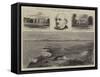 Inauguration of the Holyhead Breakwater and Harbour of Refuge by Hrh the Prince of Wales-William Henry James Boot-Framed Stretched Canvas