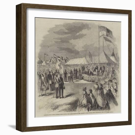 Inauguration of the National Rifle Match-null-Framed Giclee Print