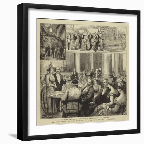 Inauguration of the New Offices of the Daily Telegraph-Godefroy Durand-Framed Premium Giclee Print