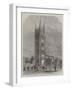 Inauguration of the New Tower of St Mary Magdalene's Church, Taunton-R. Dudley-Framed Giclee Print