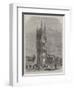 Inauguration of the New Tower of St Mary Magdalene's Church, Taunton-R. Dudley-Framed Giclee Print