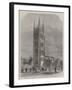 Inauguration of the New Tower of St Mary Magdalene's Church, Taunton-R. Dudley-Framed Giclee Print