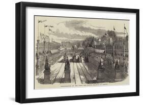 Inauguration of the Paris and Nantes Railway, at Nantes-null-Framed Giclee Print