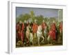 Inauguration of the Place Louis XV, 20th June 1763-Joseph-marie Vien The Elder-Framed Giclee Print