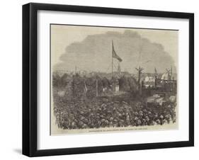 Inauguration of the Prince Consort's Statue at Sydney, New South Wales-null-Framed Giclee Print