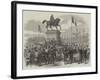 Inauguration of the Statue of King Leopold I at Antwerp-null-Framed Giclee Print