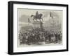 Inauguration of the Statue of King Leopold I at Antwerp-null-Framed Giclee Print