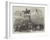 Inauguration of the Statue of King Leopold I at Antwerp-null-Framed Giclee Print