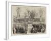 Inauguration of the Statue of Marshal Ney, in the Gardens of the Luxembourg, Paris-null-Framed Giclee Print