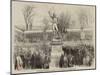 Inauguration of the Statue of Marshal Ney, in the Gardens of the Luxembourg, Paris-null-Mounted Giclee Print