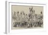 Inauguration of the Statue of Napoleon, at Lyons-null-Framed Giclee Print