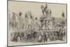 Inauguration of the Statue of Napoleon, at Lyons-null-Mounted Giclee Print