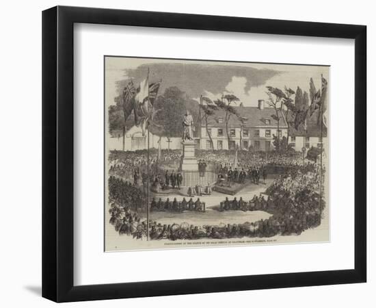 Inauguration of the Statue of Sir Isaac Newton at Grantham-null-Framed Giclee Print