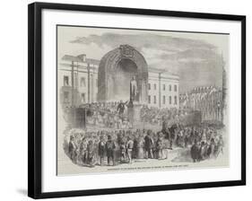 Inauguration of the Statue of the Late Earl of Belfast, at Belfast-null-Framed Giclee Print