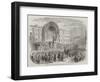 Inauguration of the Statue of the Late Earl of Belfast, at Belfast-null-Framed Giclee Print