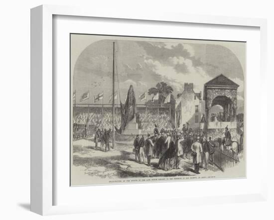 Inauguration of the Statue of the Late Prince Consort, in the Presence of Her Majesty, at Perth-null-Framed Giclee Print