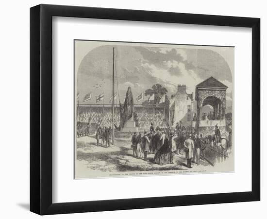 Inauguration of the Statue of the Late Prince Consort, in the Presence of Her Majesty, at Perth-null-Framed Premium Giclee Print