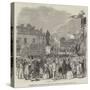 Inauguration of the Statue of the Late Sir Robert Peel, at Bury-null-Stretched Canvas