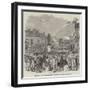 Inauguration of the Statue of the Late Sir Robert Peel, at Bury-null-Framed Giclee Print