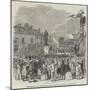 Inauguration of the Statue of the Late Sir Robert Peel, at Bury-null-Mounted Giclee Print