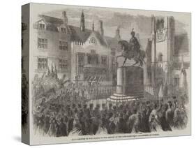Inauguration of the Statue to the Memory of the Late Marquis of Londonderry at Durham-null-Stretched Canvas