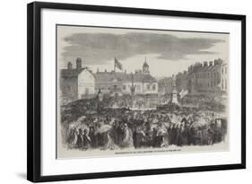 Inauguration of the Steel Monument at Carlisle on the 16th Ult-null-Framed Giclee Print