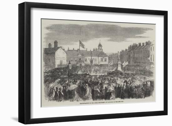 Inauguration of the Steel Monument at Carlisle on the 16th Ult-null-Framed Giclee Print