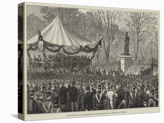 Inauguration of the Stonewall Jackson Statue at Richmond, Virginia-null-Stretched Canvas