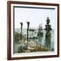 Inauguration of the Suez Canal (Egypt), Entrance of the Port at Port Said-Leon, Levy et Fils-Framed Photographic Print