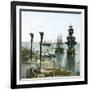 Inauguration of the Suez Canal (Egypt), Entrance of the Port at Port Said-Leon, Levy et Fils-Framed Photographic Print