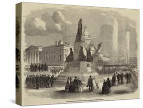 Inauguration of the Wellington Memorial, at Manchester-null-Stretched Canvas