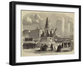 Inauguration of the Wellington Memorial, at Manchester-null-Framed Giclee Print