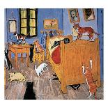 Van Gogh Arles Cat-Chameleon Design, Inc.-Mounted Art Print