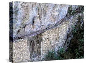 Inca Bridge, Machu Picchu, Peru-Pete Oxford-Stretched Canvas