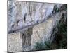 Inca Bridge, Machu Picchu, Peru-Pete Oxford-Mounted Photographic Print