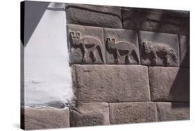 Inca Carving-Peter Groenendijk-Stretched Canvas