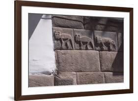 Inca Carving-Peter Groenendijk-Framed Photographic Print