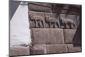 Inca Carving-Peter Groenendijk-Mounted Photographic Print
