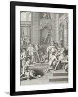 Inca Ceremonies Observed by the Knights of the Princes of the Blood-Jorge Juan y Santacilia-Framed Giclee Print