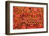 Inca Design Pattern-null-Framed Art Print