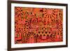 Inca Design Pattern-null-Framed Art Print