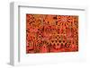 Inca Design Pattern-null-Framed Art Print