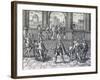 Inca Emperor Atahualpa Being Taken Prisoner by Spaniards in Cajamarca-null-Framed Giclee Print