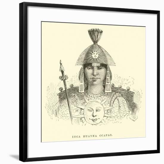 Inca Huayna Ccapac-Édouard Riou-Framed Giclee Print