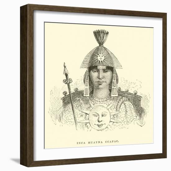 Inca Huayna Ccapac-Édouard Riou-Framed Giclee Print